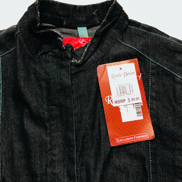 Rustic denim jacket - Picture 2 of 7